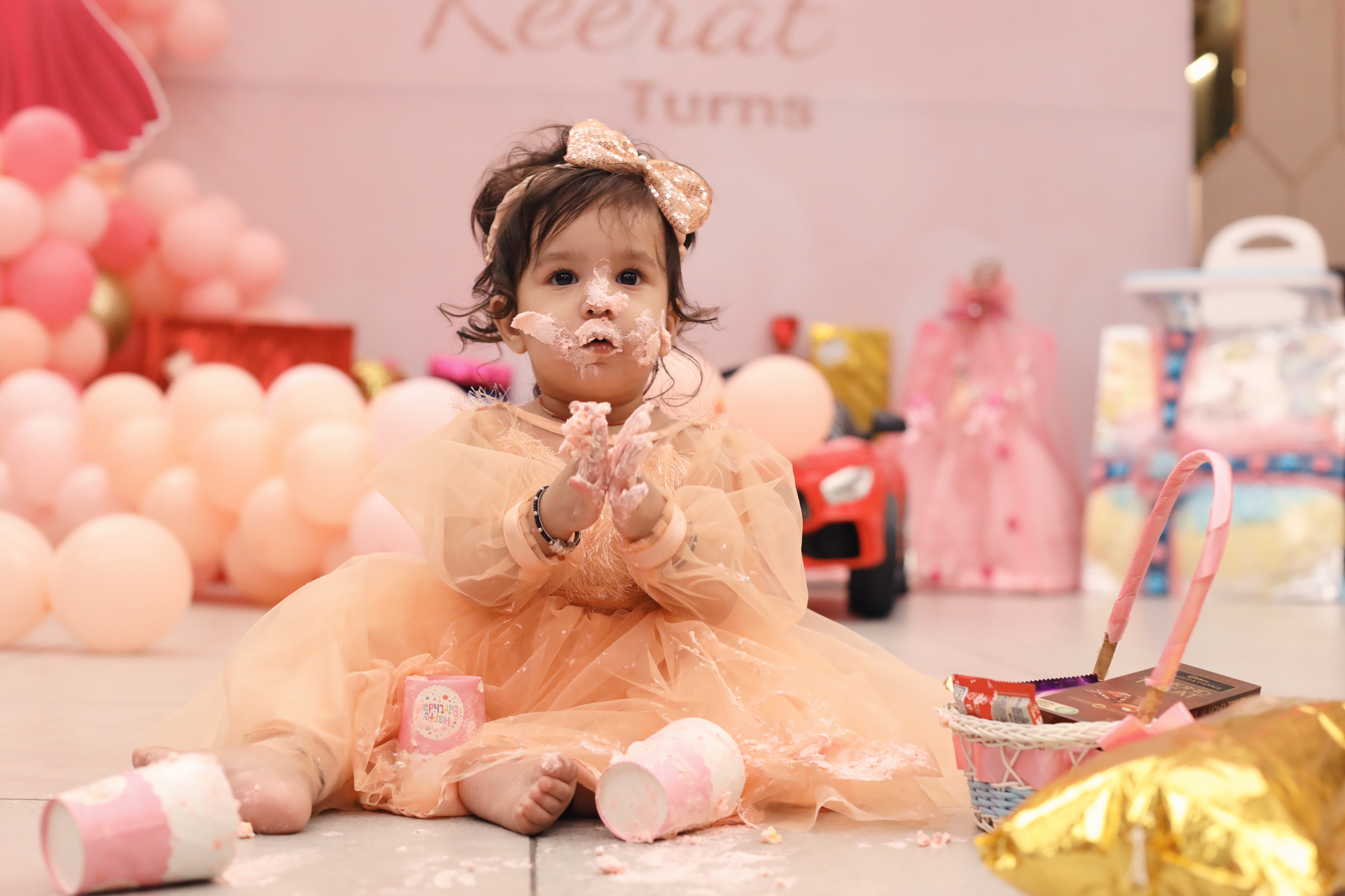 1st Birthday Cake Smash Baby Shoot